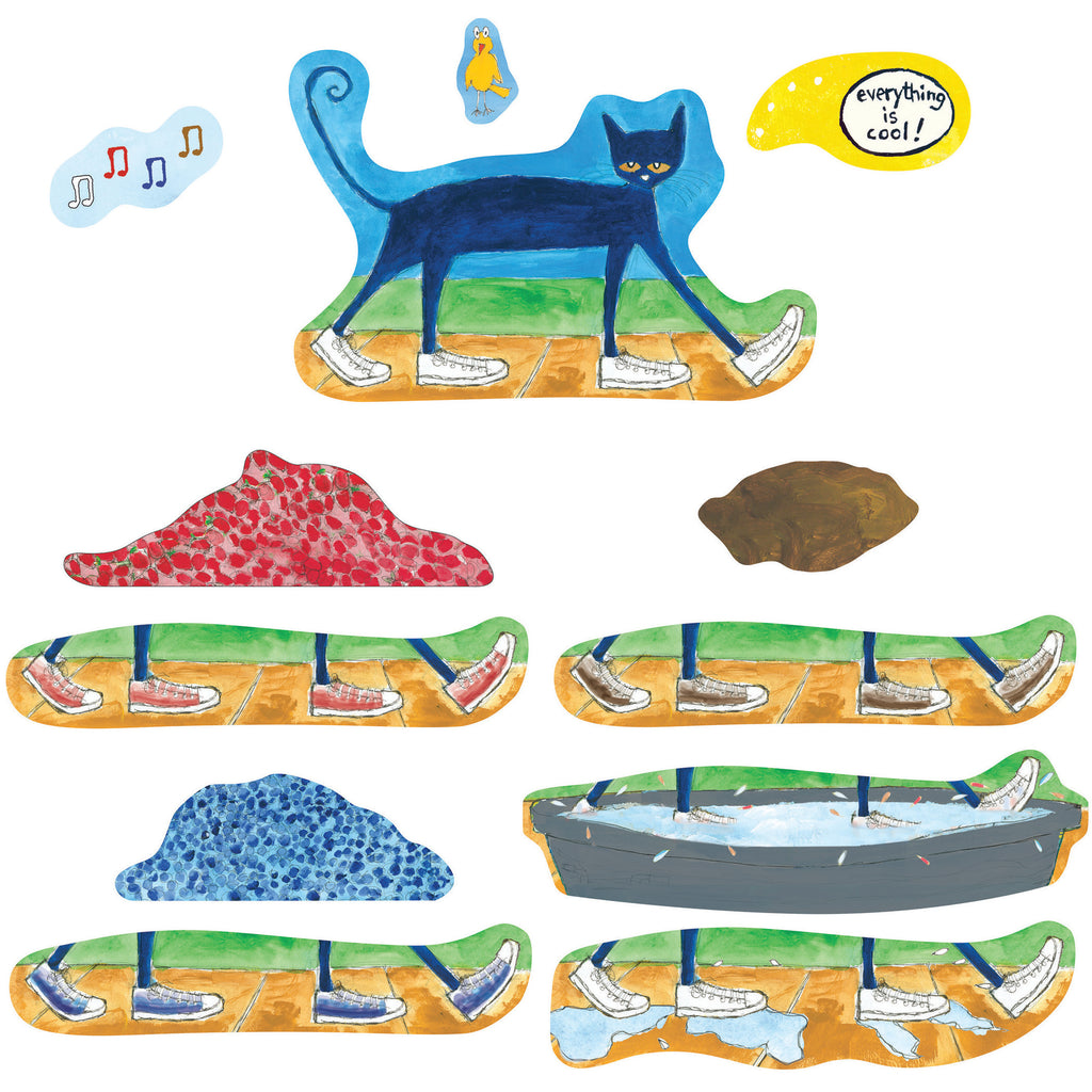 Little Folks Visuals Pete the Cat I Love My White Shoes Flannelboard Set (discontinued)