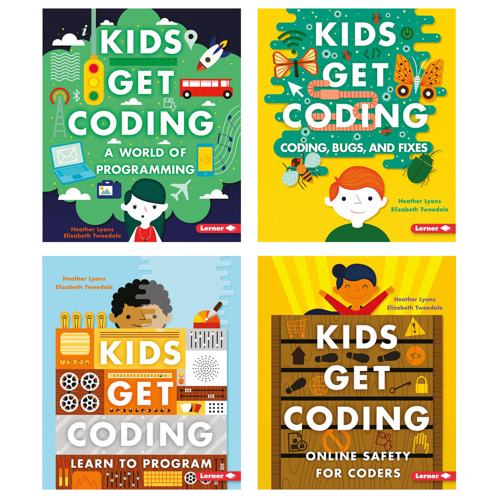 Lerner Publications Kids Get Coding (4 Book Set) | LPB1512458554 – SupplyMe