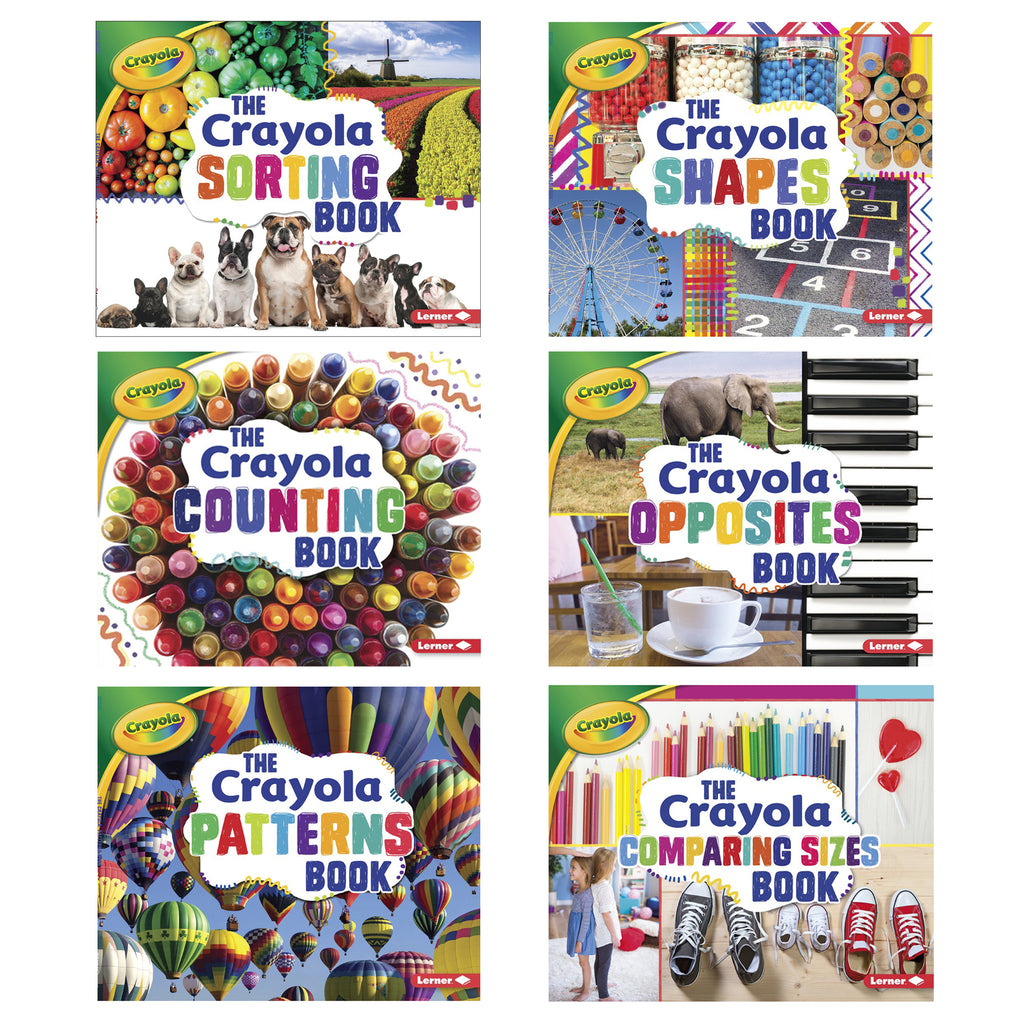 Lerner Publications Crayola® Concepts, 6 Book Set