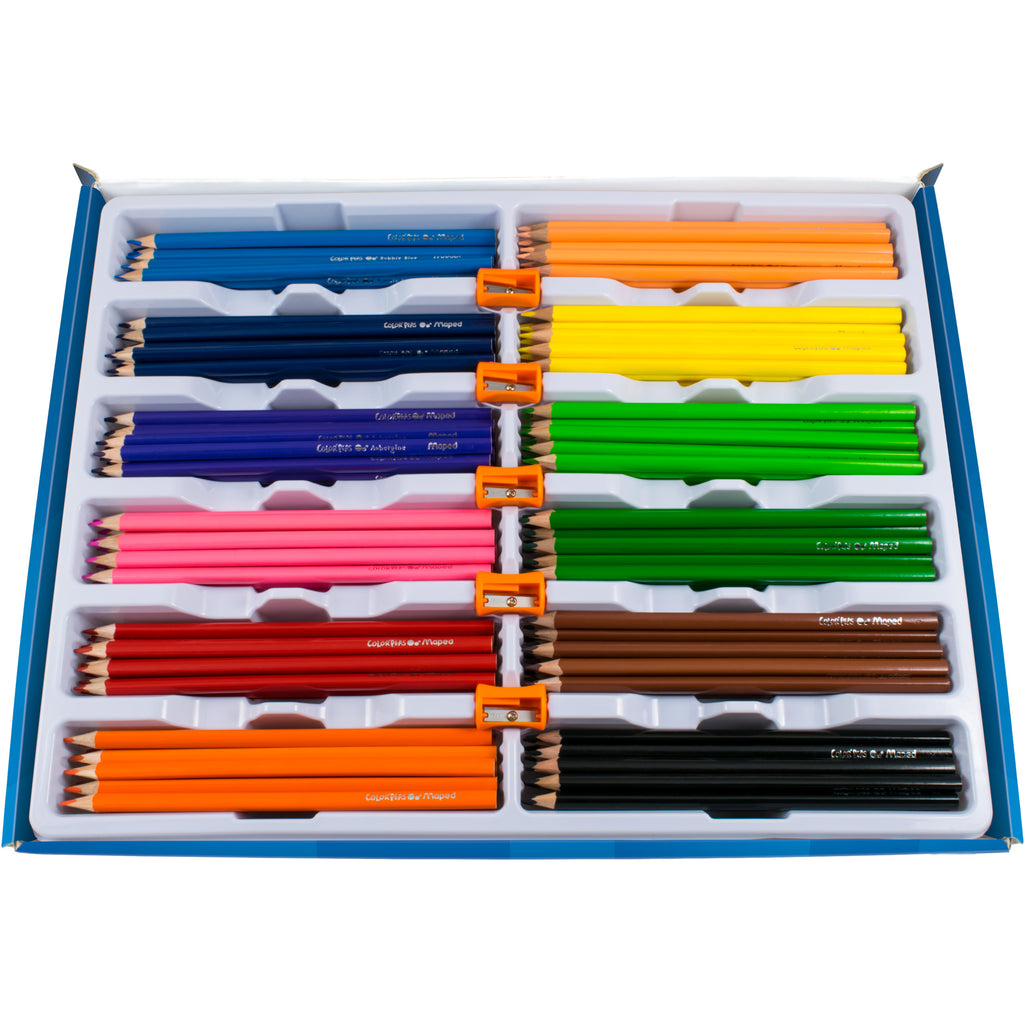 Maped Triangular Colored Pencils School Pack