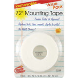 Miller Studio Remarkably Removable Magic Mounting Tape Tabs And Chart Mounts 1" x 72"