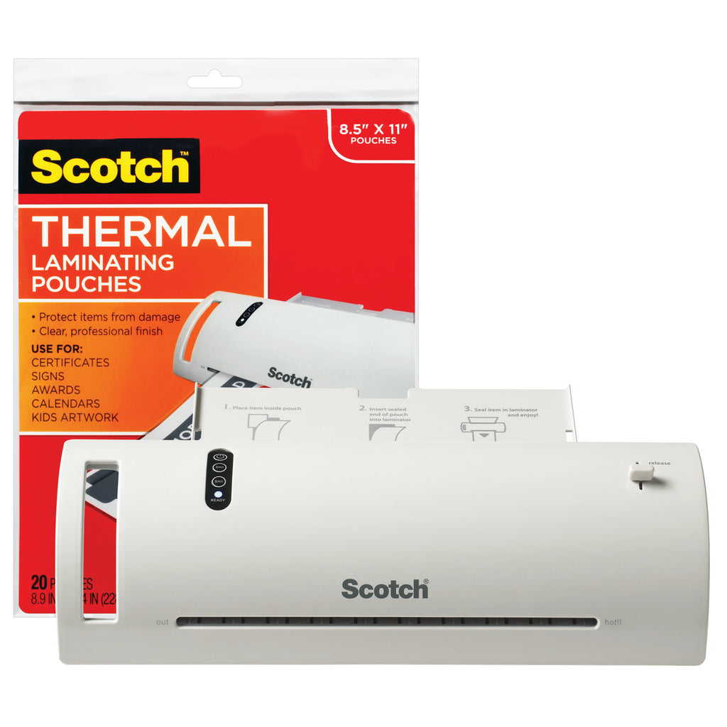 3M Scotch Thermal Laminator Combo Pack
