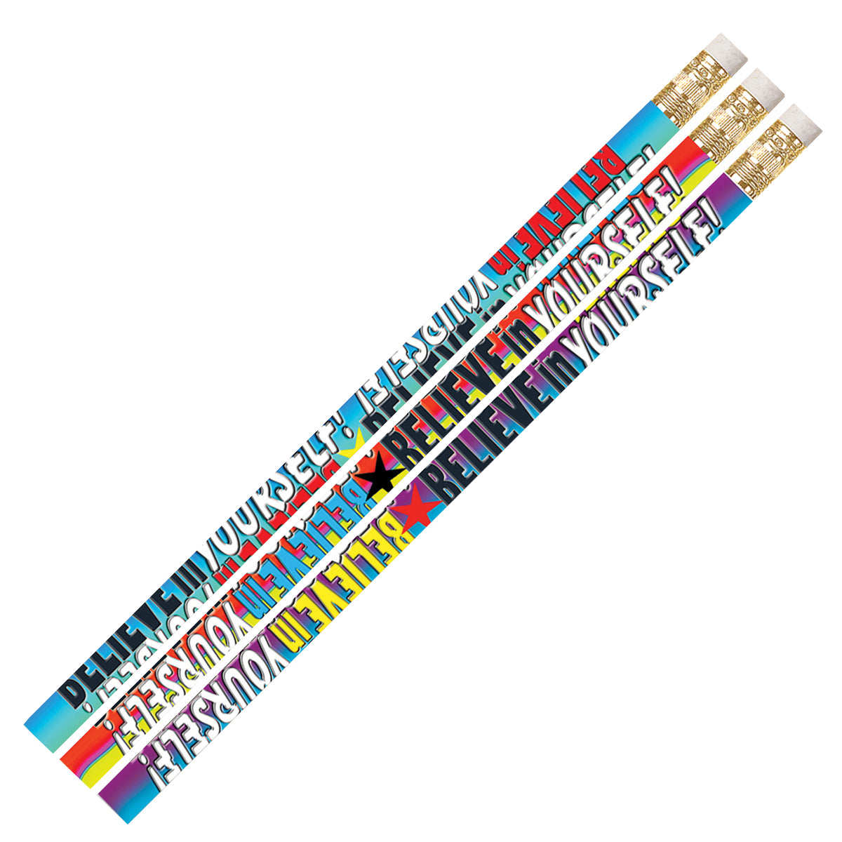 Musgrave Pencil Company Believe In Yourself Pencil Assortment Pack Of 12