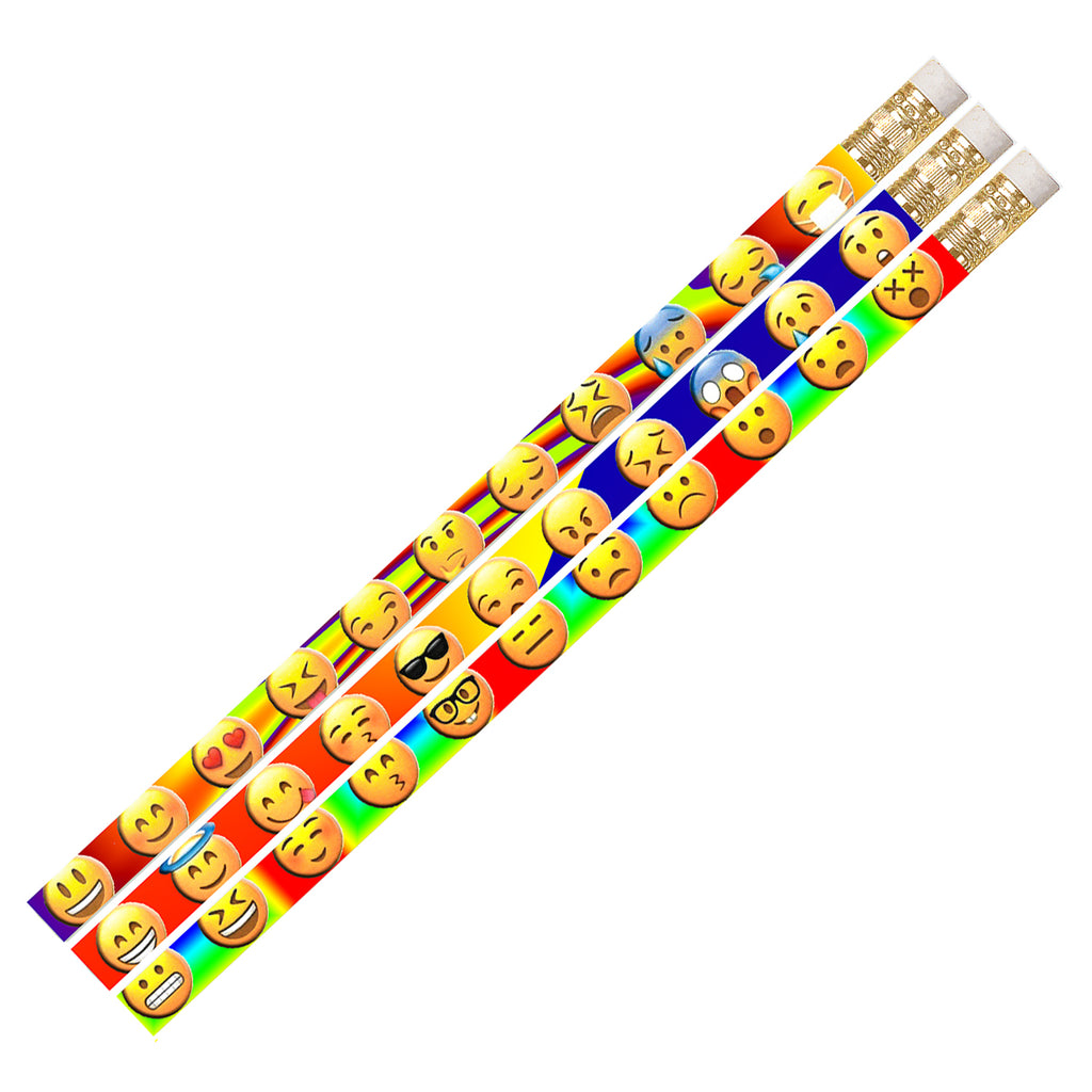 Musgrave Pencil Company Emoji Pencils, 12 Pack