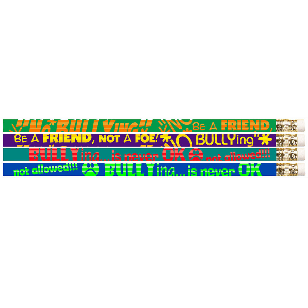Musgrave Pencil Company No Bullying 12Pk Motivational Fun Pencils