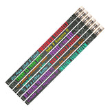 Musgrave Pencil Company Chalk It Up Motivational Pencils, 12 Pack