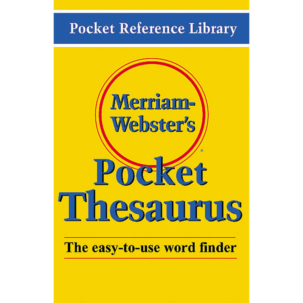 Merriam-Webster's Pocket Thesaurus Hardcover