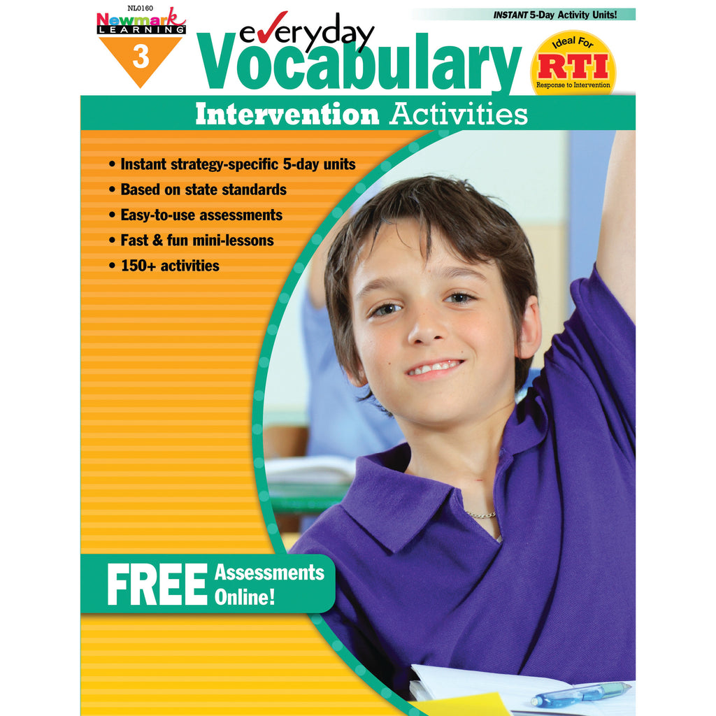 Newmark Learning Everyday Vocabulary Intervention Activities, Grade 3