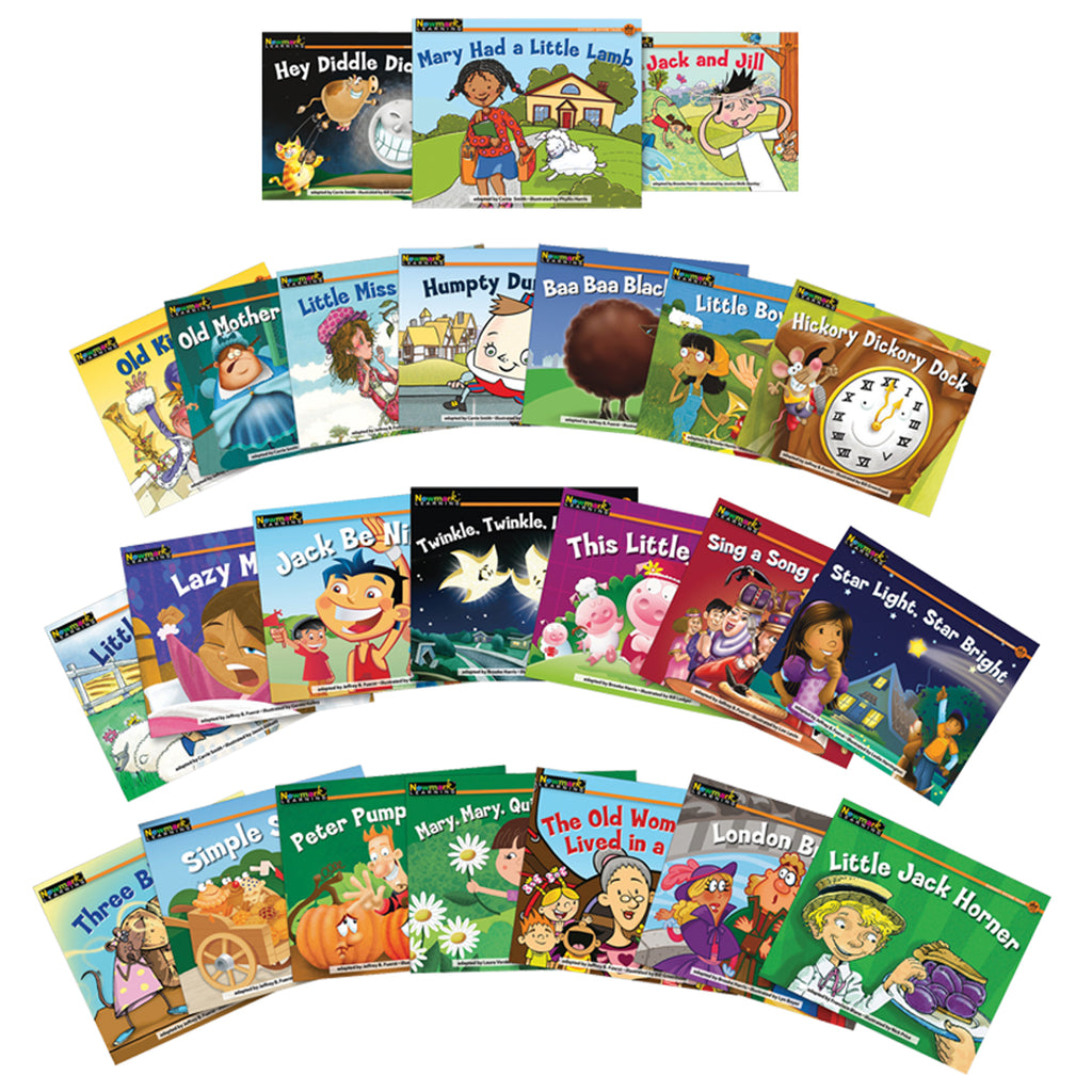 Newmark Learning Rising Readers Fiction 24 Title Set Volumes 2 & 3 Nursery Rhyme Tales