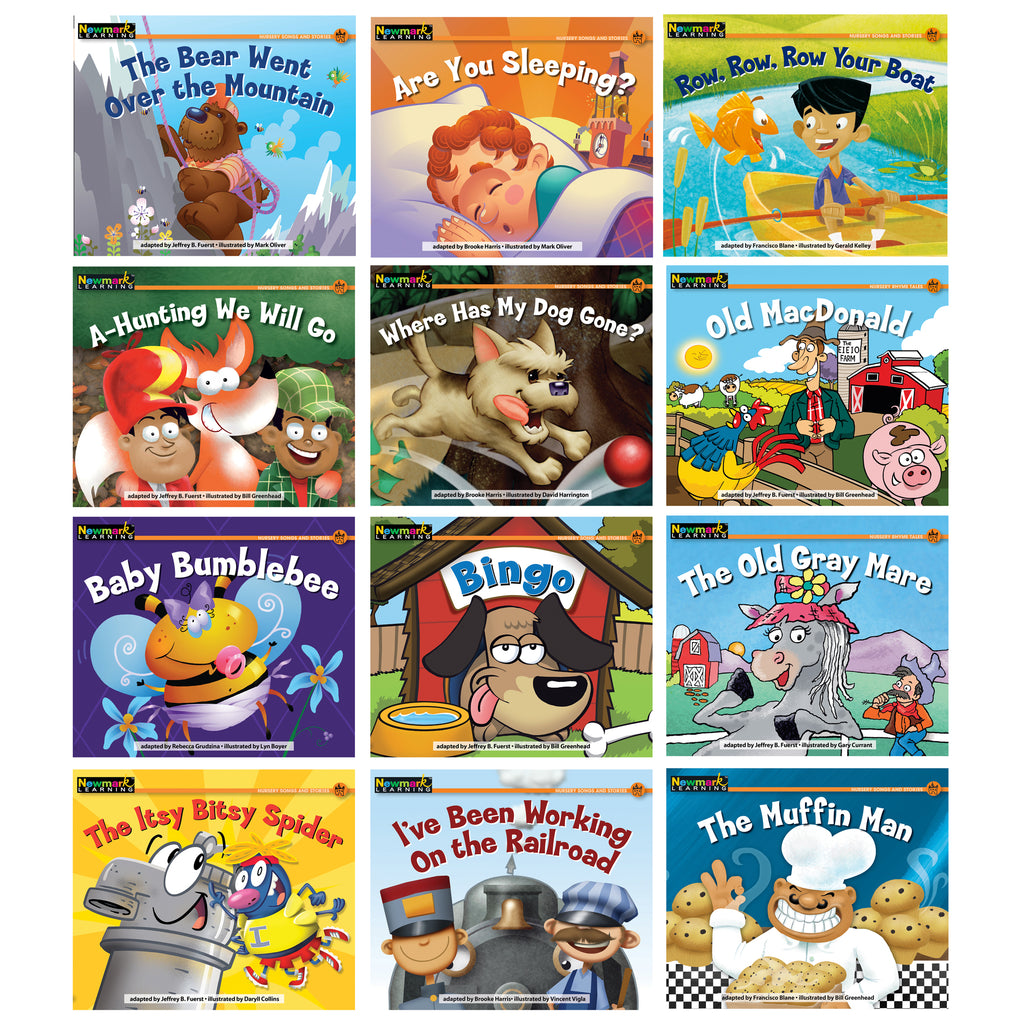 Newmark Learning Rising Readers Leveled Books Nursery Rhyme Songs & Stories 12