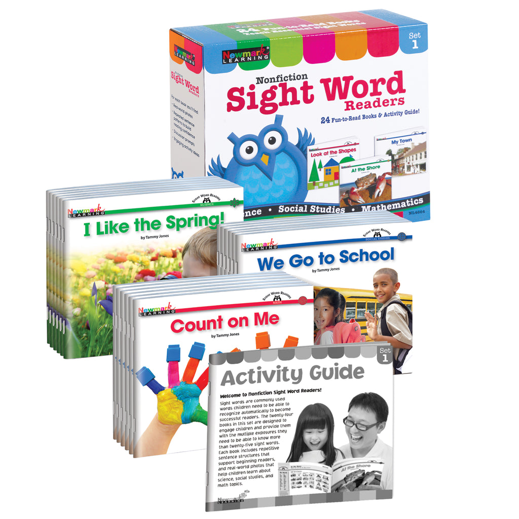 Newmark Learning Nonfiction Sight Word Readers Early Readers Boxed Set, Set 1 (discontinued)