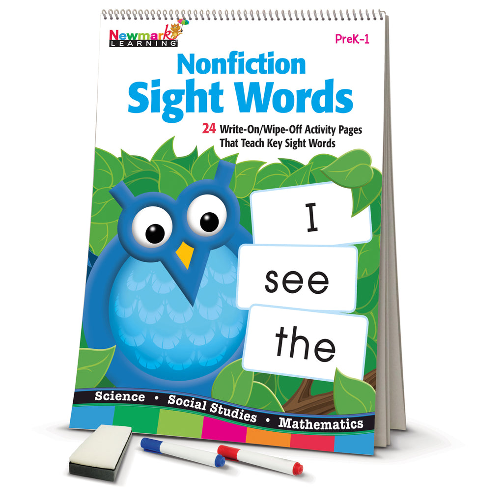 Newmark Learning Nonfiction Sight Words Learning Flip Chart
