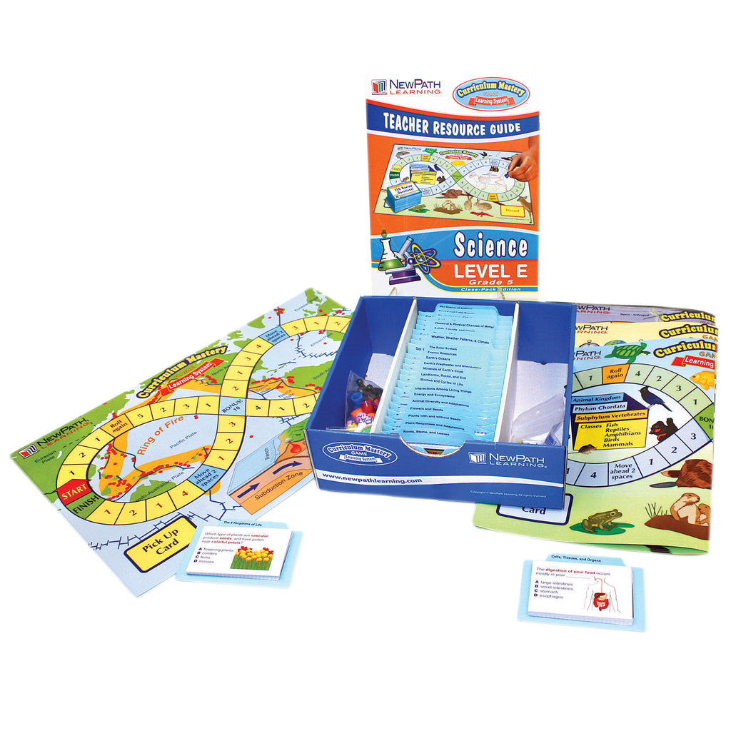 New Path Learning Grade 5 Science Curriculum Mastery® Game, Class-Pack Edition
