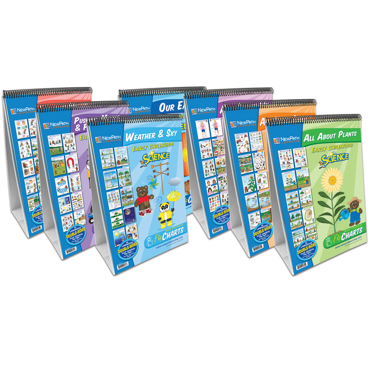 New Path Learning Flip Charts Set Of All 7 Early Childhood Science Readiness