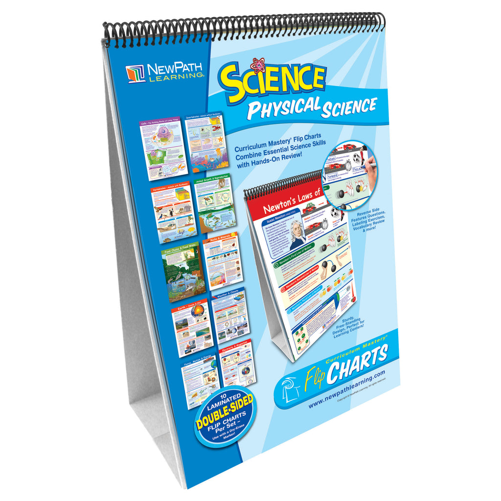 New Path Learning Middle School Physical Science Flip Chart Set