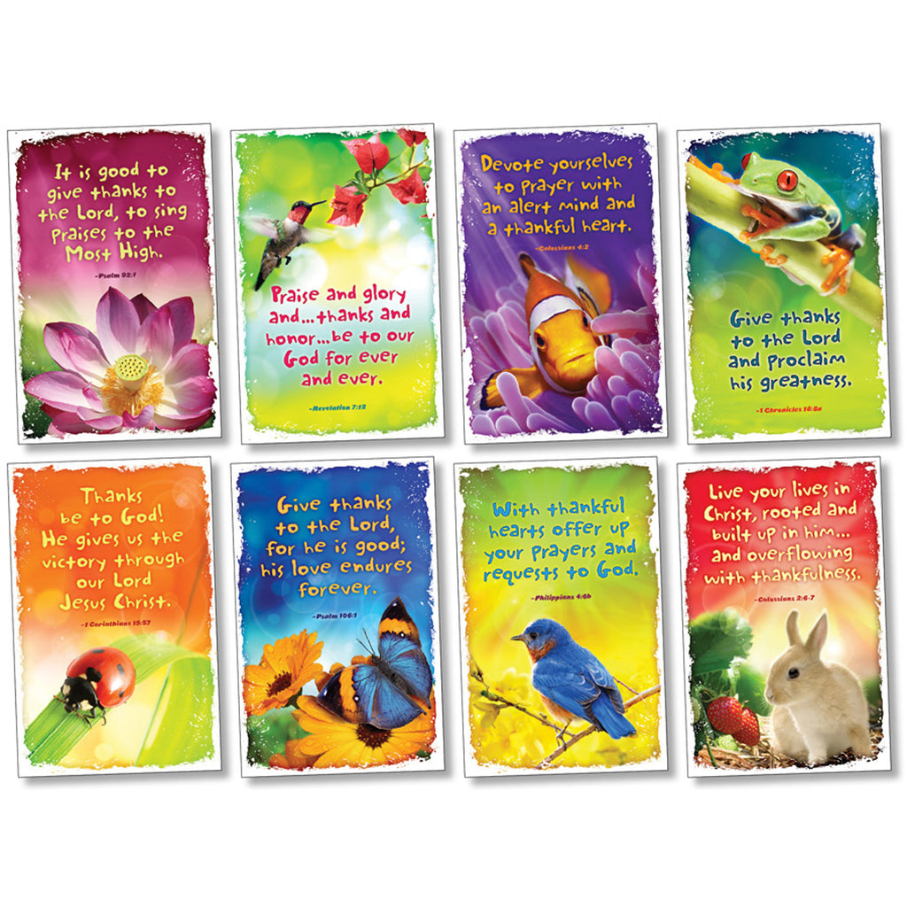 North Star Teacher Resources Give Thanks To God Bulletin Board Set