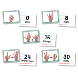 North Star Teacher Resources American Sign Language Number Cards (0-30)