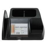 Officemate International Corporation Achieva Desk Organizer, Recycled, Black