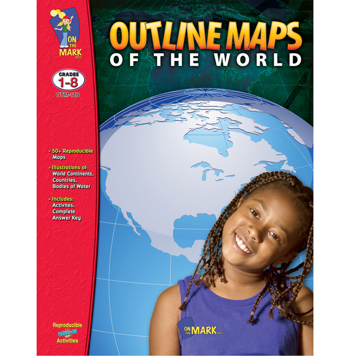 On The Mark Press Outline Maps Of The World (discontinued)