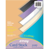 Pacon Array® Card Stock, 65#, Classic Assorted, 100 Sheets