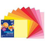 Pacon Tru-Ray® Construction Paper, 12" x 18" Warm Assortment