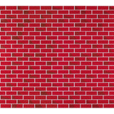 Pacon Corobuff® Corrugated Tu-Tone Brick Background Paper Roll, 48" x 12 ½'