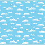Pacon Corobuff® Corrugated Clouds Background Paper Roll, 48" x 12 ½' (discontinued)