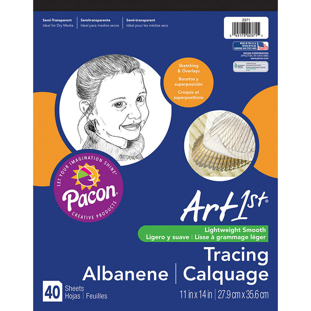 Pacon Art1st® Tracing Pads, 11" x 14", 40 Sheets (discontinued)