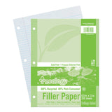 Pacon Ecology Recycled Filler Paper, 150 Sheets 9/32 Inch College Ruling