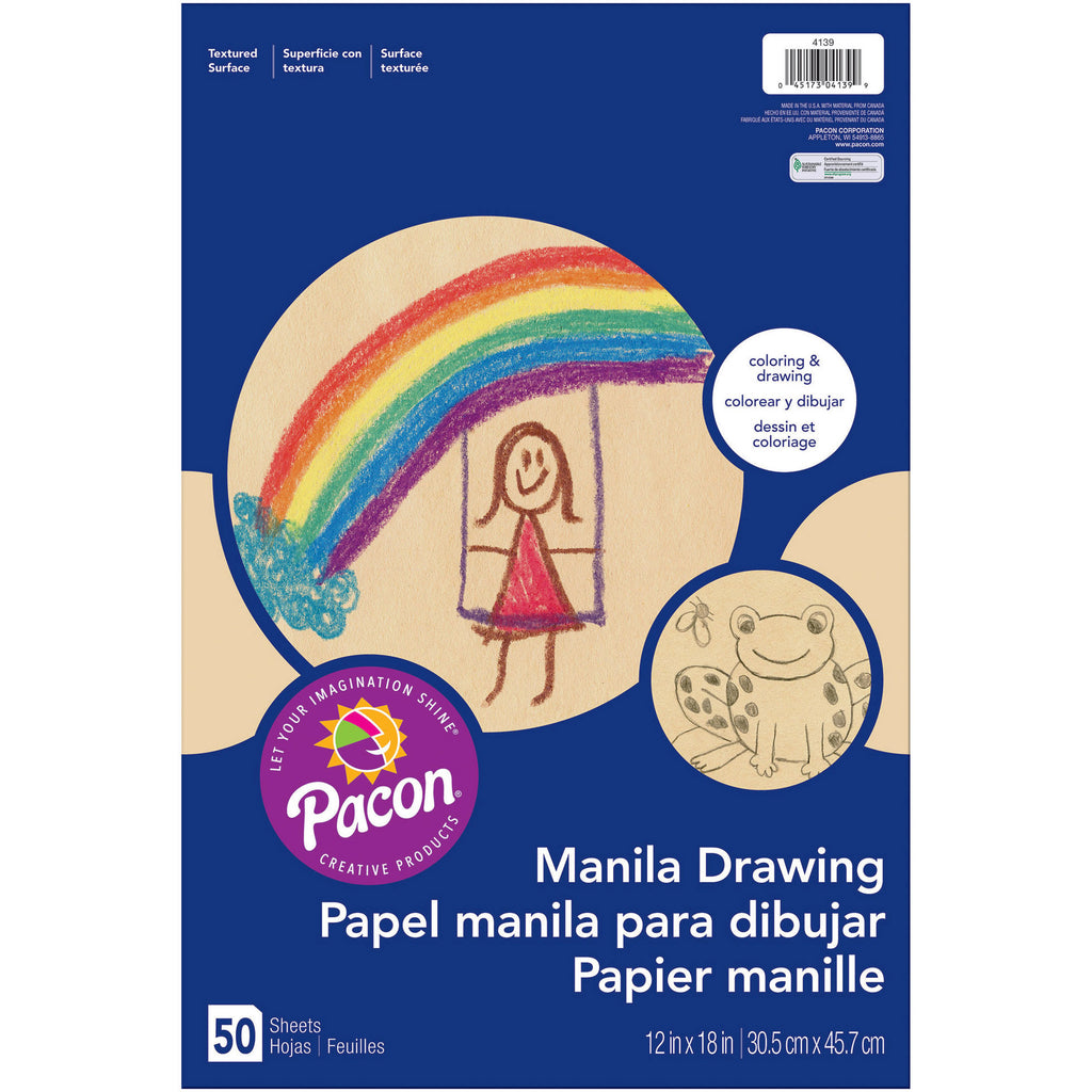 Pacon® Manila Drawing Paper, 12" x 18" (50 Sheets) (discontinued)