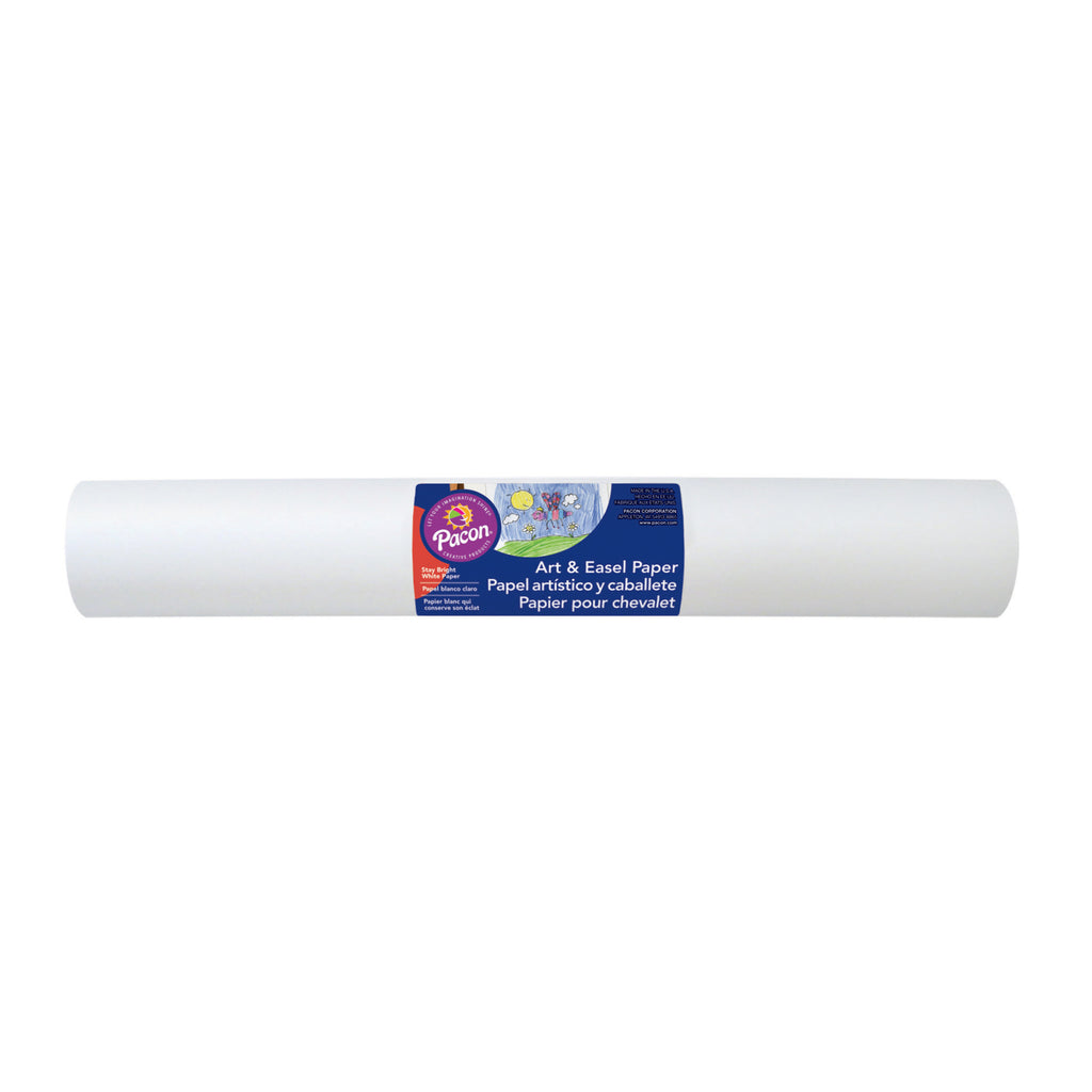 Pacon® White Easel Roll, 18" x 50'