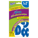 Pacon Self-Adhesive Letters, 1" & 2" Blue