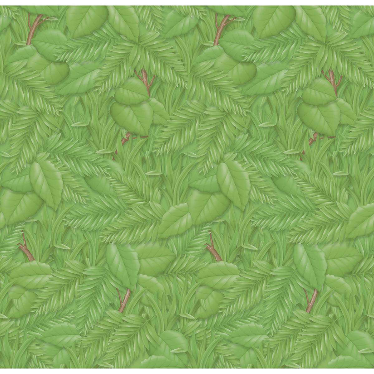 Pacon Fadeless® Tropical Foliage Paper, Four 48" x 12' Rolls