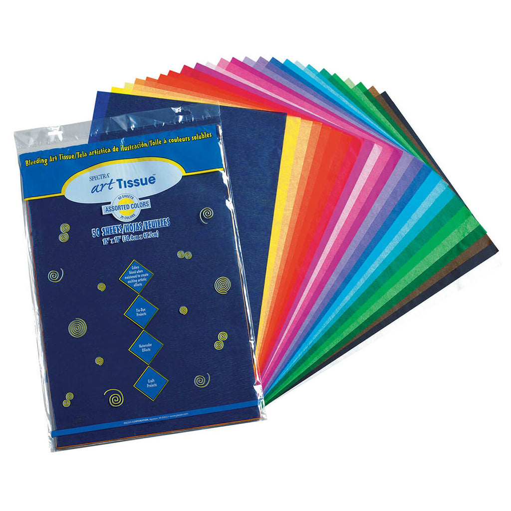 Pacon Spectra® Deluxe Art Tissue&trade; Assortments, 50 Sheets