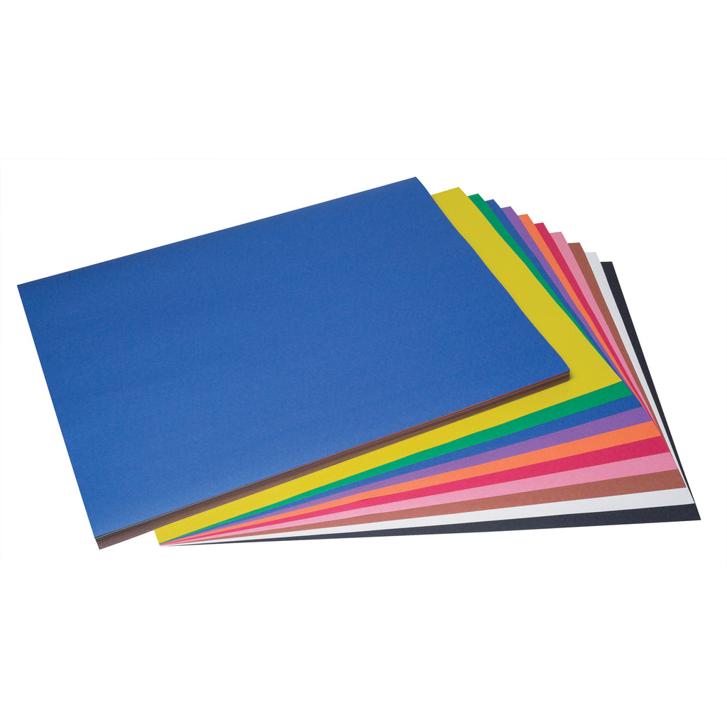 Pacon SunWorks® Construction Paper, 18" x 24" Assorted Colors