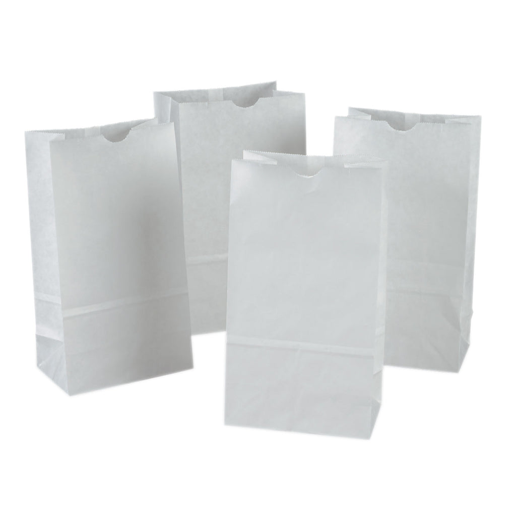 Pacon Rainbow® Kraft Bags 6x11, White, 50 Count