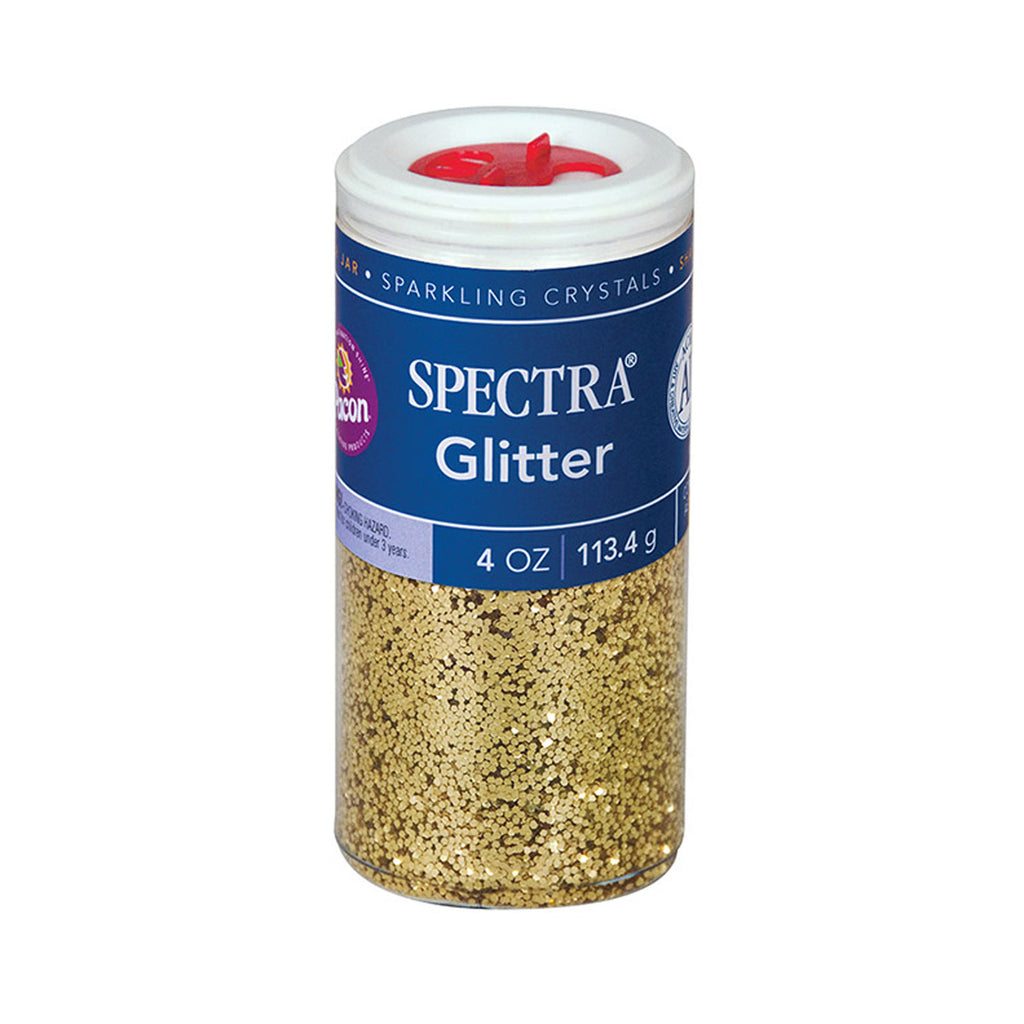 Pacon Spectra® Glitter, 4 Oz. Gold