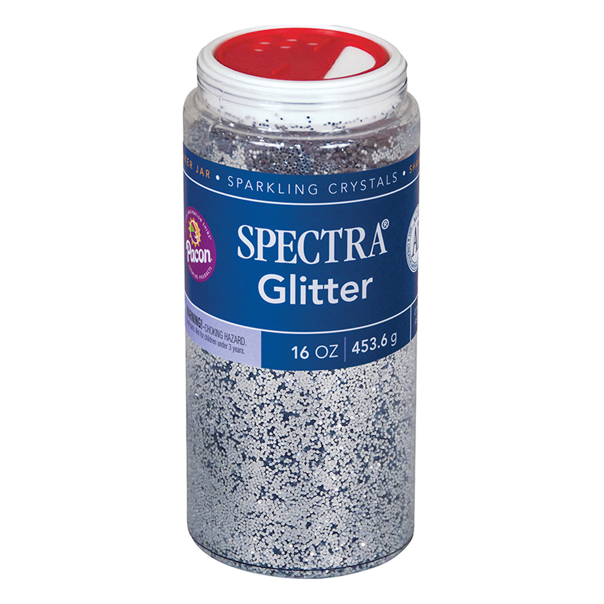Pacon Spectra® Glitter, 1 Lb. Silver