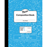 Pacon® Soft Cover Composition Book, 3/4? Ruled, Blue Marble
