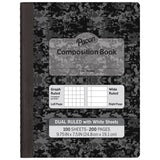 Pacon® Dual Ruled Gray Composition Book, 9.75" x 7.5"