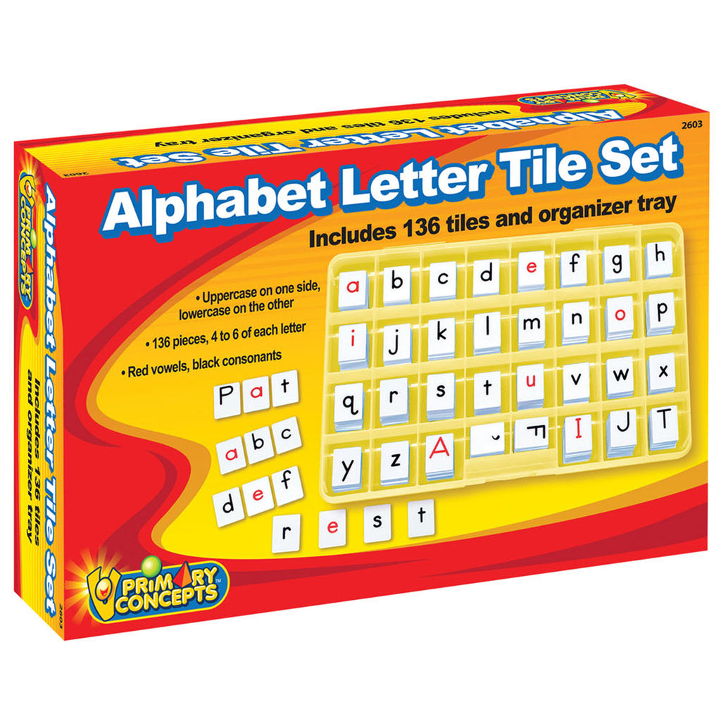 Primary Concepts Alphabet Letter Tile Set