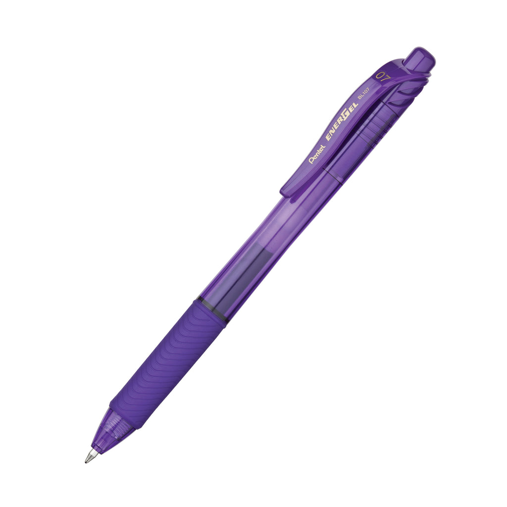 Pentel EnerGel X Violet 0.7mm Retractable Liquid Gel Pen