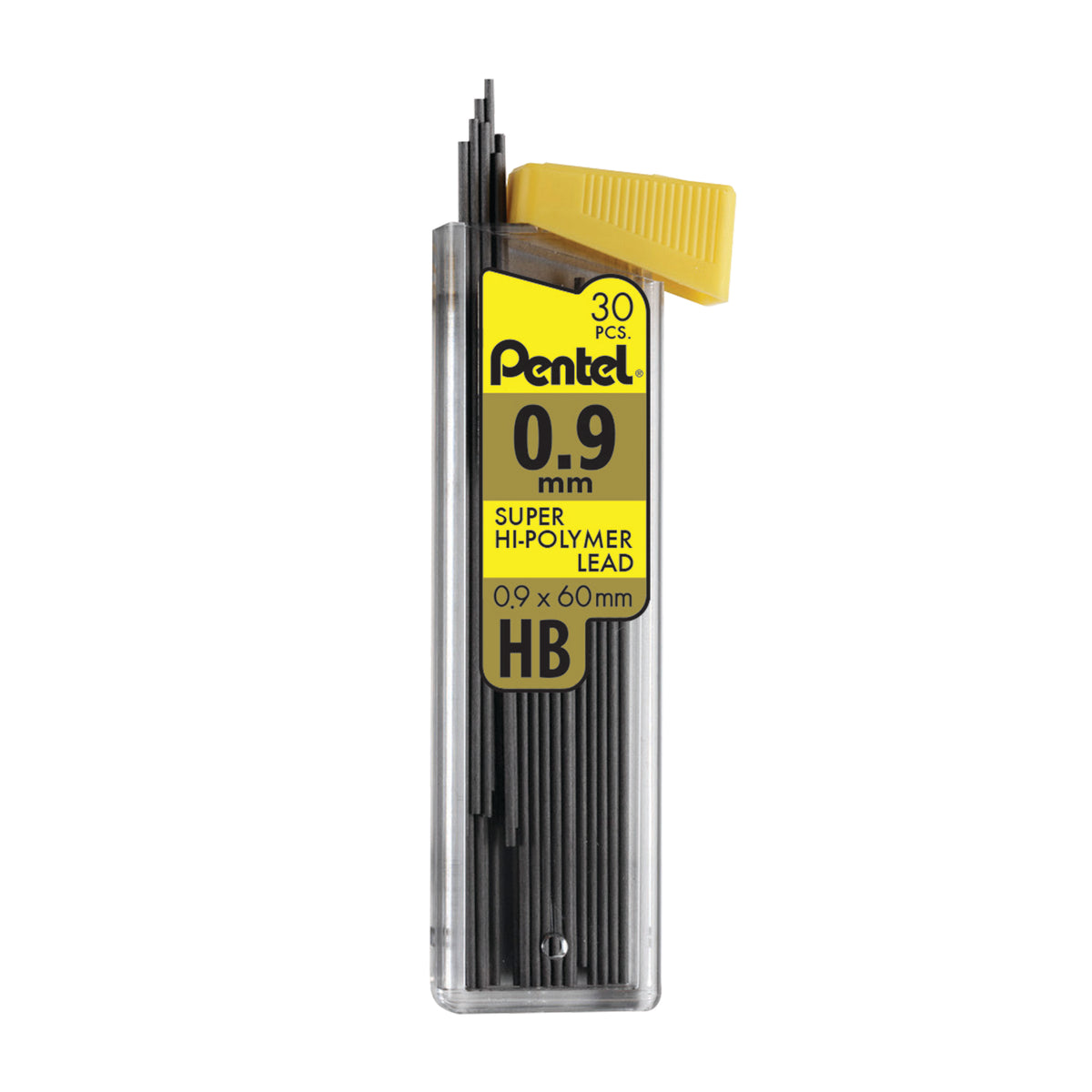 Pentel Super Hi-Polymer® Refill Lead, 0.9mm (30 Pieces)