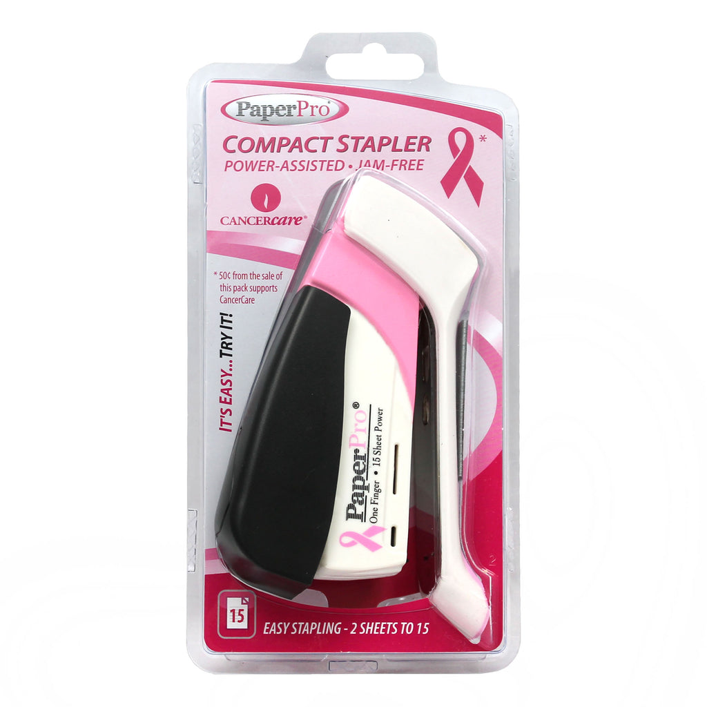 Paper Pro Accentra PaperPro Compact Pink Ribbon Stapler