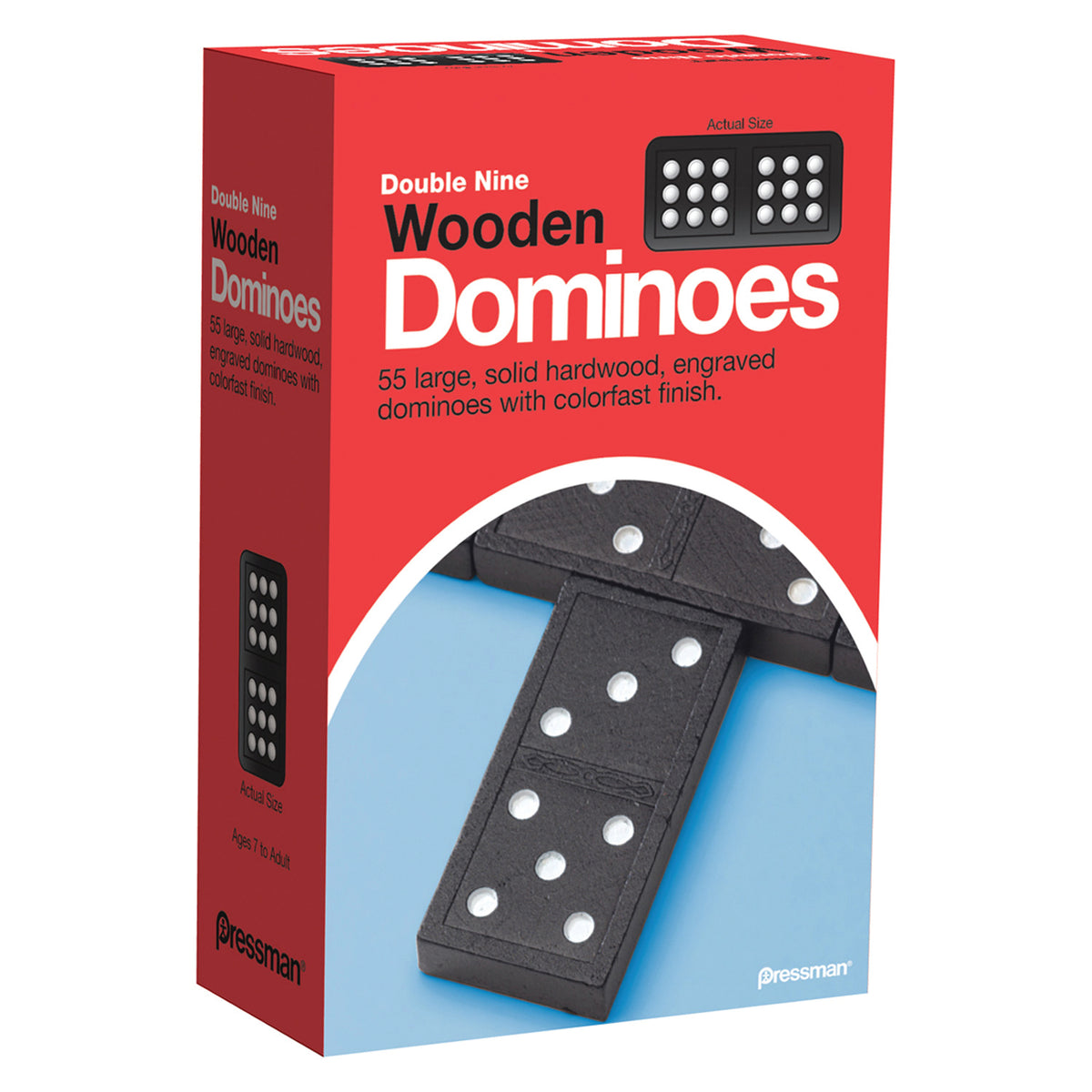 Pressman Toys Double Nine Dominoes