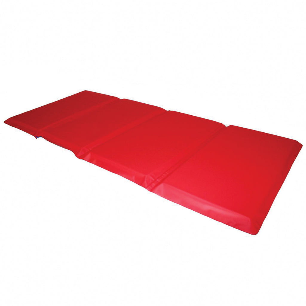 Peerless Plastics Basic Foldable Red & Blue KinderMat, 5/8" x 19" x 45"