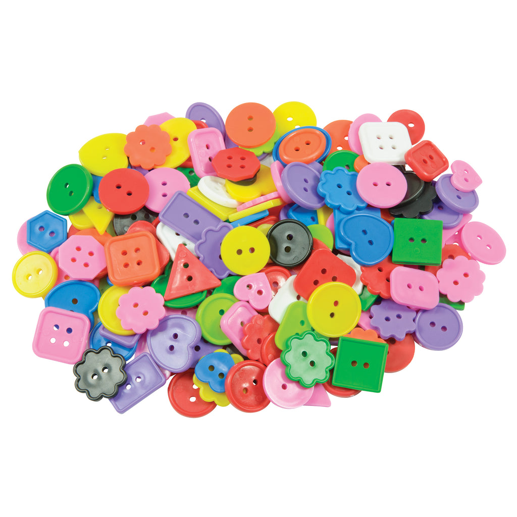 Roylco Craft Buttons Assorted 1 Lb Pk
