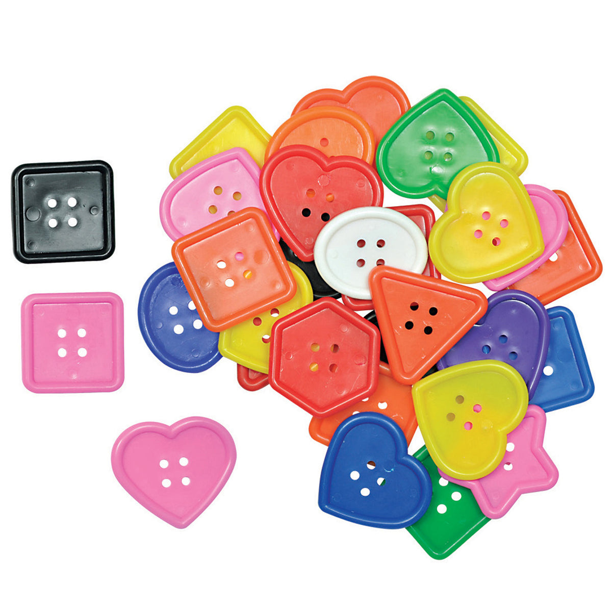 Roylco Really Big Buttons 60/Pkg.