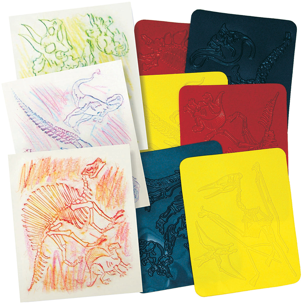 Roylco® Dinosaur Rubbing Plates