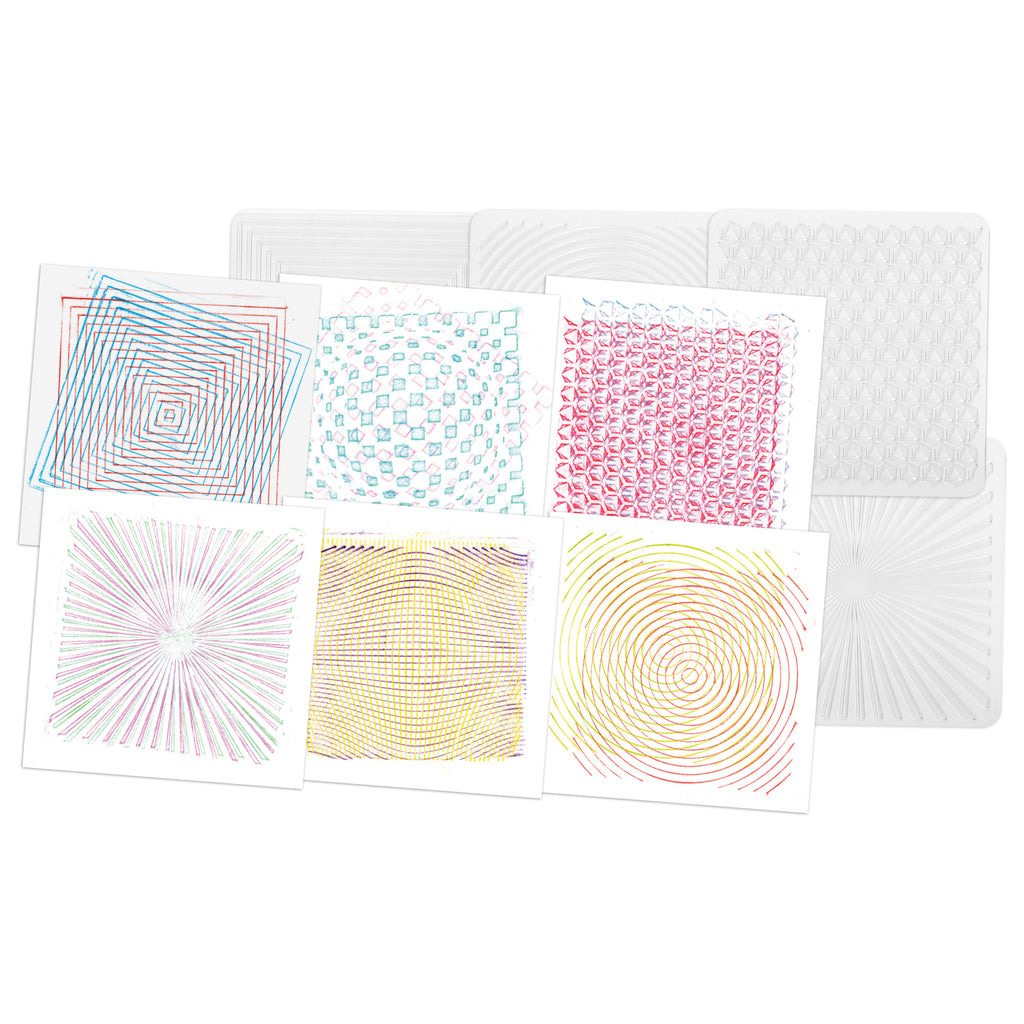 Roylco® Optical Illusion Rubbing Plates